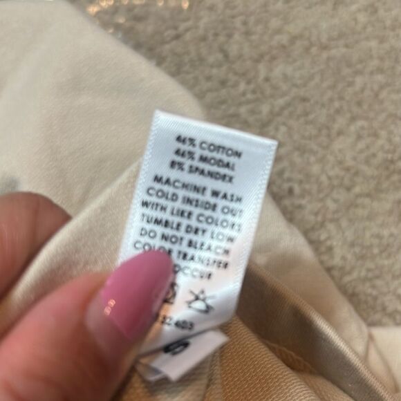 BNWT - COTTON CITIZEN SIENA BIKER SHORTS - OATMEAL - S - Picture 6 of 7